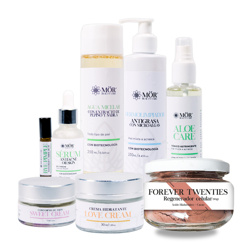 Kit Completo Piel Acneica y/o Secuelas Post Acné